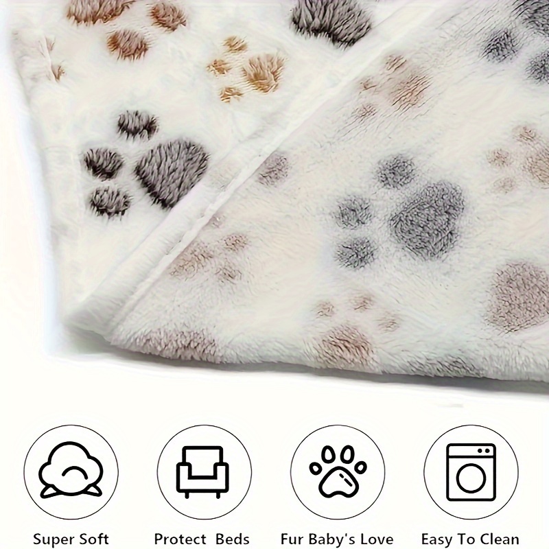 1/3pcs Cute Pet Blankets Paws  - Pet Beds 评论和价格