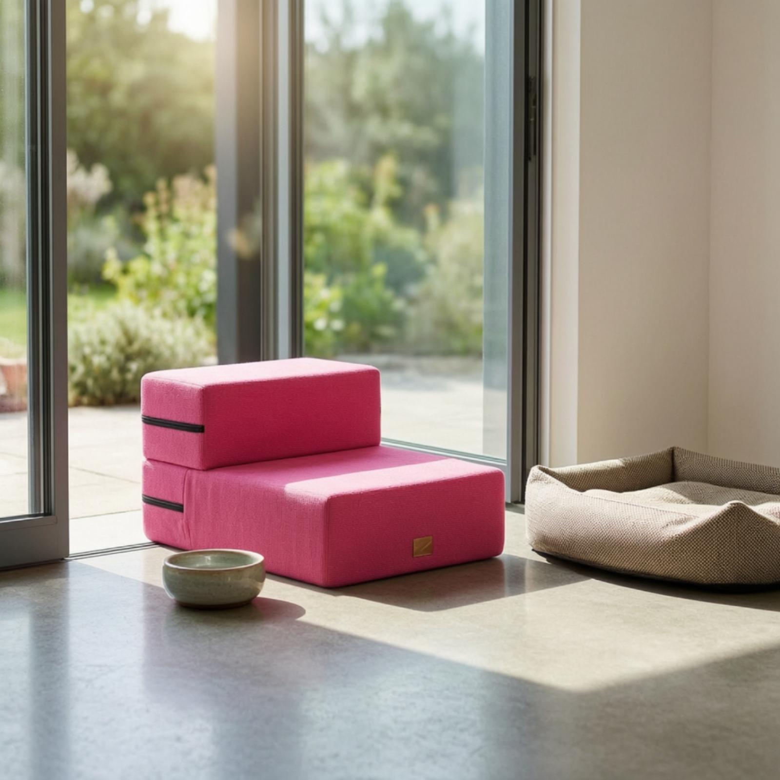 Dog Stair Ramp for Bed with Cu - Pet Beds 评论和价格