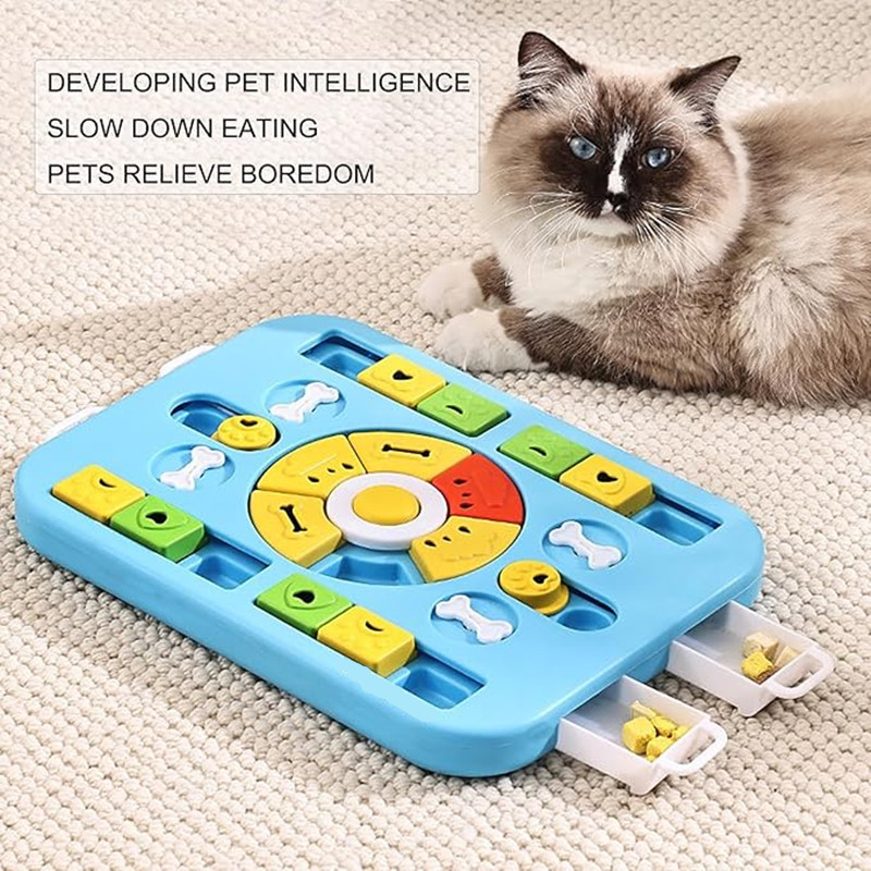Interactive Dog Puzzle Toy for - Interactive Squeaky Plush Dog Toy 评论和价格