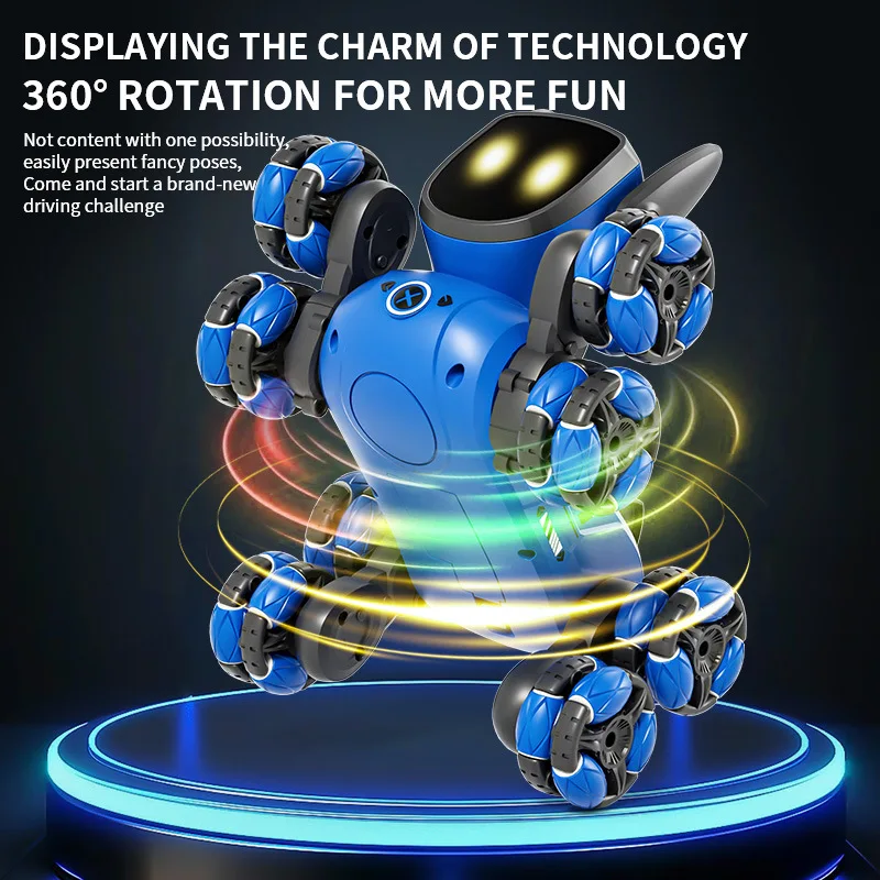JJRC Q200 2026 RC Robot Stunt  - Interactive Squeaky Plush Dog Toy 评论和价格