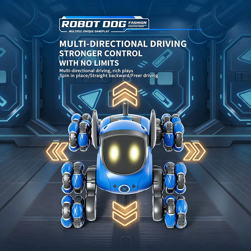 JJRC Q200 2026 RC Robot Stunt  - Interactive Squeaky Plush Dog Toy 评论和价格