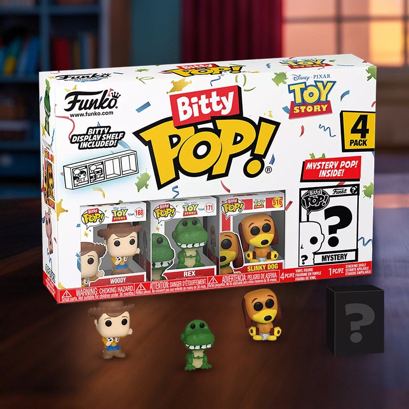 Funko Bitty Pop Toy Story Wood - Interactive Squeaky Plush Dog Toy 评论和价格