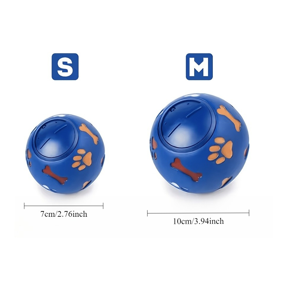 Dog Treat Ball, Slow Feeder Fo - Rubber Treat Dispensing Dog Toy 评论和价格